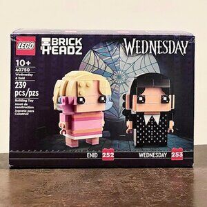 Lego 40750 BrickHeadz Wednesday & Enid Brand NEW & SEALED in Hand